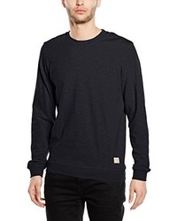 dunkelgrauer Pullover mit einem Rundhalsausschnitt von JACK & JONES VINTAGE