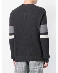 dunkelgrauer Pullover mit einem Rundhalsausschnitt von AG Jeans