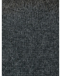 dunkelgrauer Pullover mit einem Rundhalsausschnitt von Isabel Marant