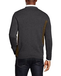 dunkelgrauer Pullover mit einem Rundhalsausschnitt von ONLY & SONS