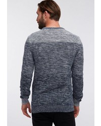 dunkelgrauer Pullover mit einem Rundhalsausschnitt von Petrol Industries