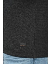 dunkelgrauer Pullover mit einem Rundhalsausschnitt von Produkt