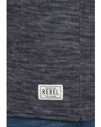 dunkelgrauer Pullover mit einem Rundhalsausschnitt von Redefined Rebel