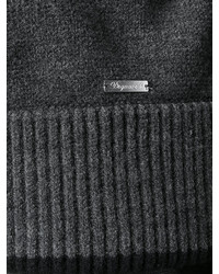 dunkelgrauer Pullover mit einem Rundhalsausschnitt von Dsquared2