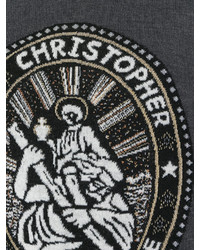 dunkelgrauer Pullover mit einem Rundhalsausschnitt von Christopher Kane