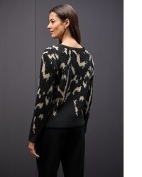 dunkelgrauer Pullover mit einem Rundhalsausschnitt von STREET ONE