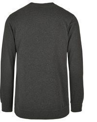 dunkelgrauer Pullover mit einem Rundhalsausschnitt von Urban Classics