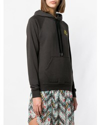 dunkelgrauer Pullover mit einer Kapuze von Isabel Marant Etoile