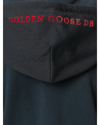 dunkelgrauer Pullover mit einer Kapuze von Golden Goose Deluxe Brand
