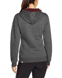 dunkelgrauer Pullover mit einer Kapuze von The North Face