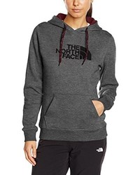 dunkelgrauer Pullover mit einer Kapuze von The North Face