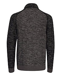 dunkelgrauer Pullover mit einer weiten Rollkragen von BLEND
