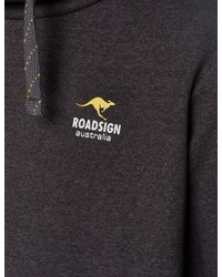 dunkelgrauer Pullover mit einer weiten Rollkragen von ROADSIGN australia
