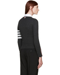 dunkelgrauer Pullover von Thom Browne