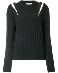 dunkelgrauer Pullover von Moschino