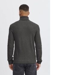 dunkelgrauer Rollkragenpullover von BLEND