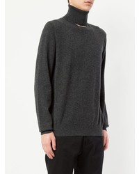 dunkelgrauer Rollkragenpullover von Chalayan