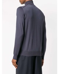 dunkelgrauer Rollkragenpullover von Salvatore Ferragamo