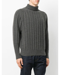 dunkelgrauer Rollkragenpullover von Tom Ford