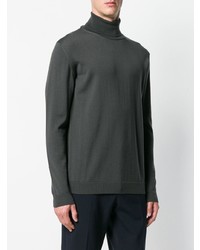 dunkelgrauer Rollkragenpullover von Roberto Collina