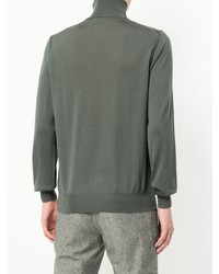 dunkelgrauer Rollkragenpullover von Jil Sander