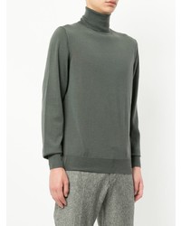 dunkelgrauer Rollkragenpullover von Jil Sander