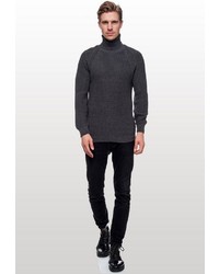 dunkelgrauer Rollkragenpullover von RUSTY NEAL