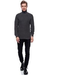 dunkelgrauer Rollkragenpullover von RUSTY NEAL