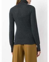 dunkelgrauer Rollkragenpullover von Chalayan