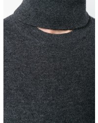 dunkelgrauer Rollkragenpullover von Chalayan