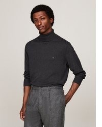 dunkelgrauer Rollkragenpullover von Tommy Hilfiger