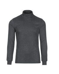 dunkelgrauer Rollkragenpullover von Trigema