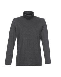 dunkelgrauer Rollkragenpullover von Trigema