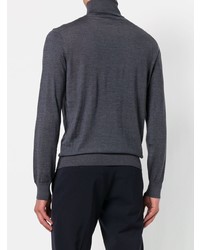 dunkelgrauer Rollkragenpullover von Ermenegildo Zegna