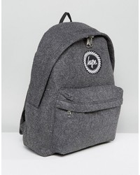 dunkelgrauer Rucksack von Hype