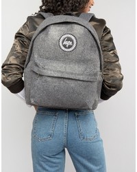 dunkelgrauer Rucksack von Hype