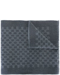 dunkelgrauer Schal von Gucci