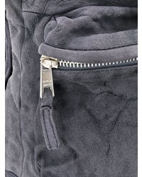 dunkelgrauer Segeltuch Rucksack von Giorgio Brato