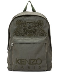 dunkelgrauer Segeltuch Rucksack von Kenzo