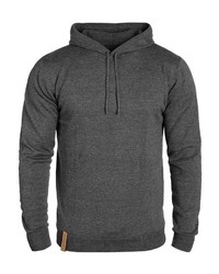 dunkelgrauer Strick Pullover mit einem Kapuze von INDICODE