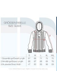 dunkelgrauer Strick Pullover mit einem Kapuze von Solid