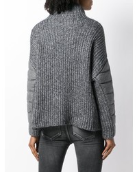 dunkelgrauer Strick Rollkragenpullover von Herno