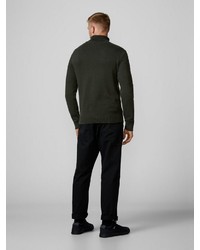 dunkelgrauer Strick Rollkragenpullover von Produkt