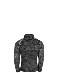 dunkelgrauer Strick Rollkragenpullover von RUSTY NEAL