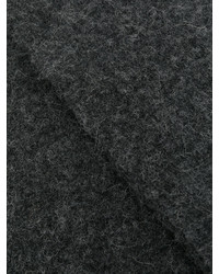 dunkelgrauer Strick Schal von Roberto Collina