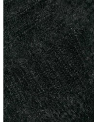 dunkelgrauer Strickpullover von Prada