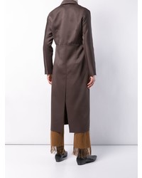 dunkelgrauer Trenchcoat von Ludovic De Saint Sernin