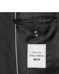 dunkelgrauer Wolldreiteiler von Dolce & Gabbana