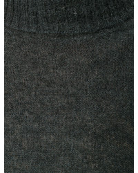 dunkelgrauer Wollrollkragenpullover von Lemaire