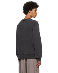 dunkelgraues bedrucktes Sweatshirt von Eytys